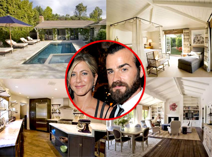 Jennifer Aniston, Justin Theroux, Estate Jennifer Aniston, Justin Theroux, Estate